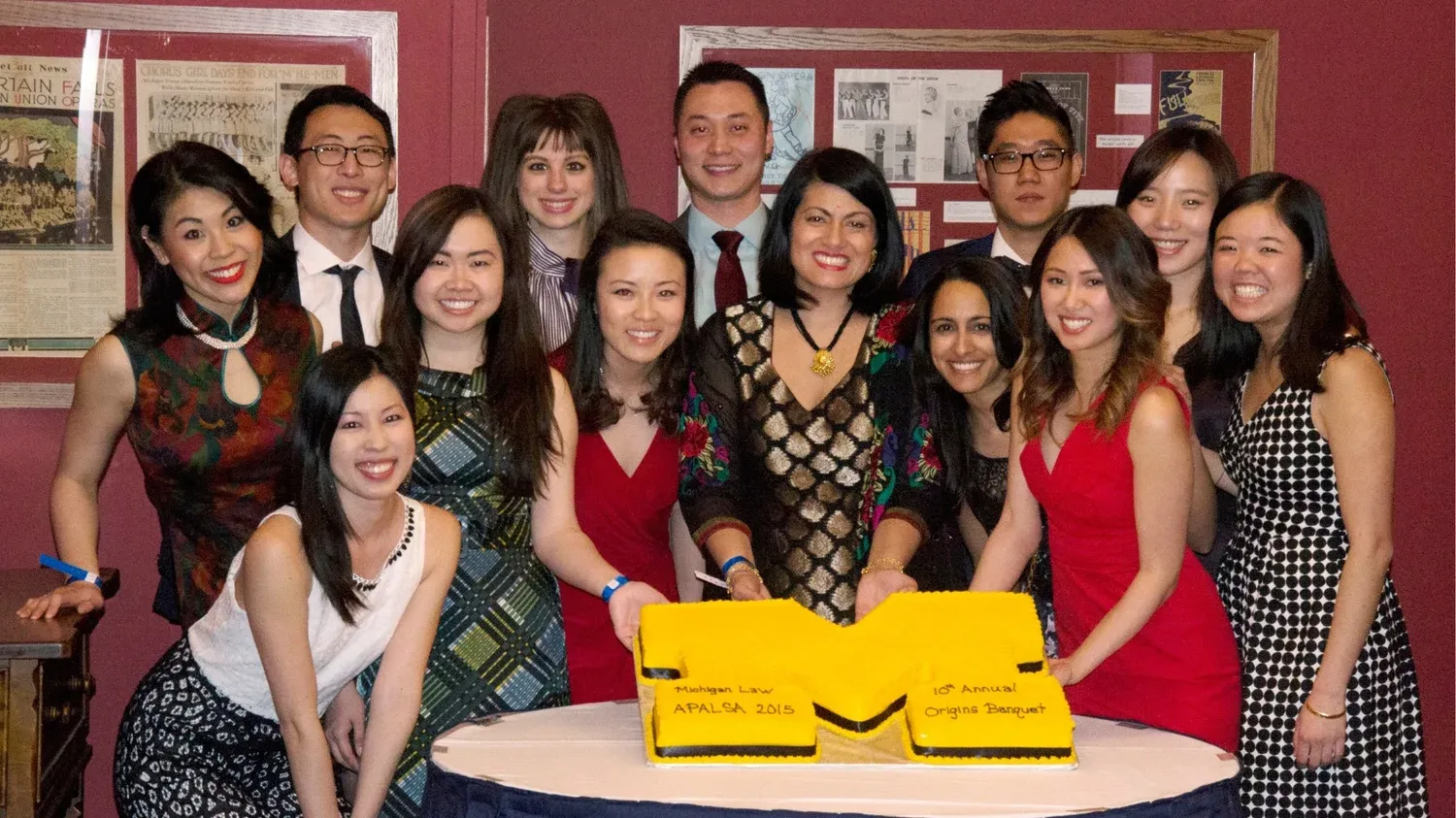 The 2014–2015 APALSA Executive Board with Reena Bajowala