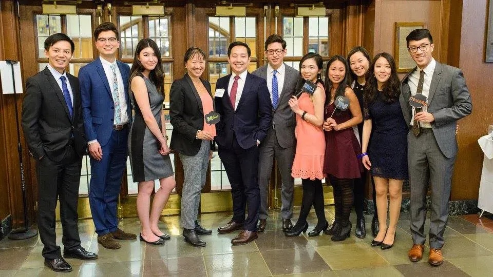 The 2016–2017 APALSA Executive Board with May Liang