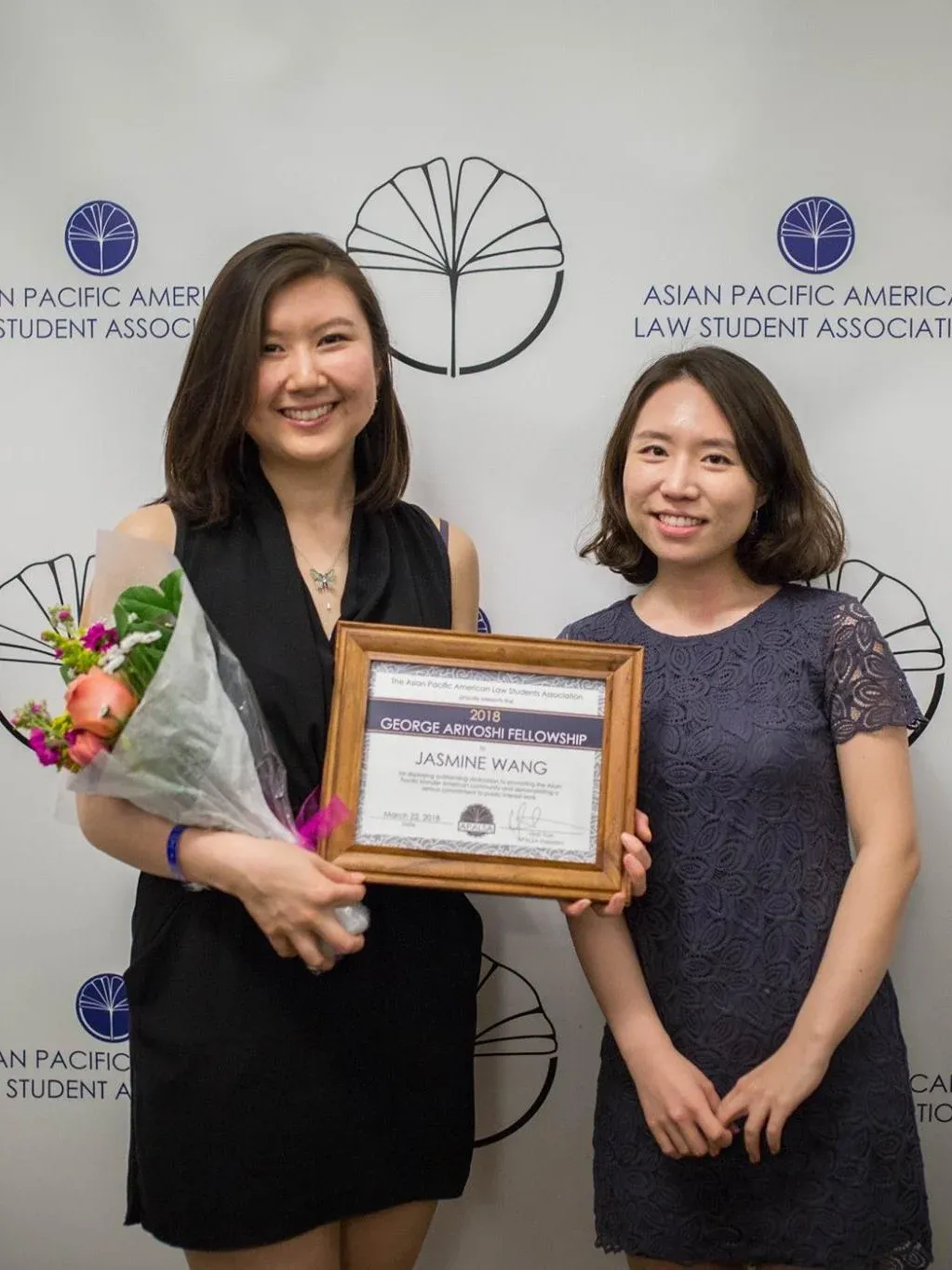 Jasmine Wang and Ginny Lee at the 2018 Origins Banquet